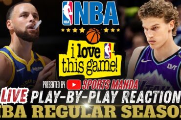 🔴WARRIORS vs UTAH JAZZ │ NBA Regular Season 2025-26 - Basketball Play-By-Play Reaction & Scoreboard