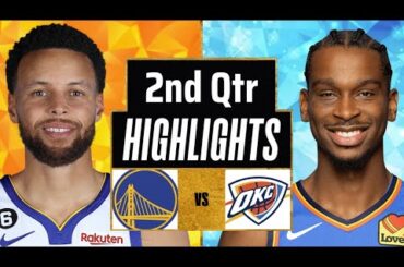 Warriors vs Thunder Full Game Highlights 2nd Qtr | Jan 2 | 2025 NBA Highlights