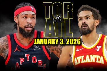 Toronto Raptors vs Atlanta Hawks Full Game Highlights – January 3, 2026 | NBA Season