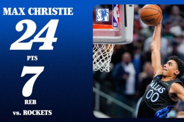 Max Christie (24 PTS 7 REB) vs. Houston Rockets | January 3, 2026