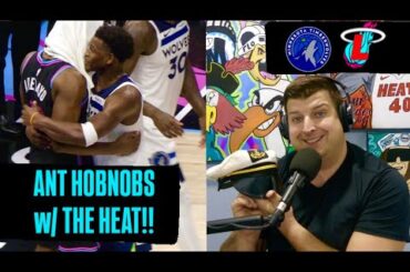 Miami Heat Lose To Timberwolves But Anthony Edwards Was Very Chummy After The Game