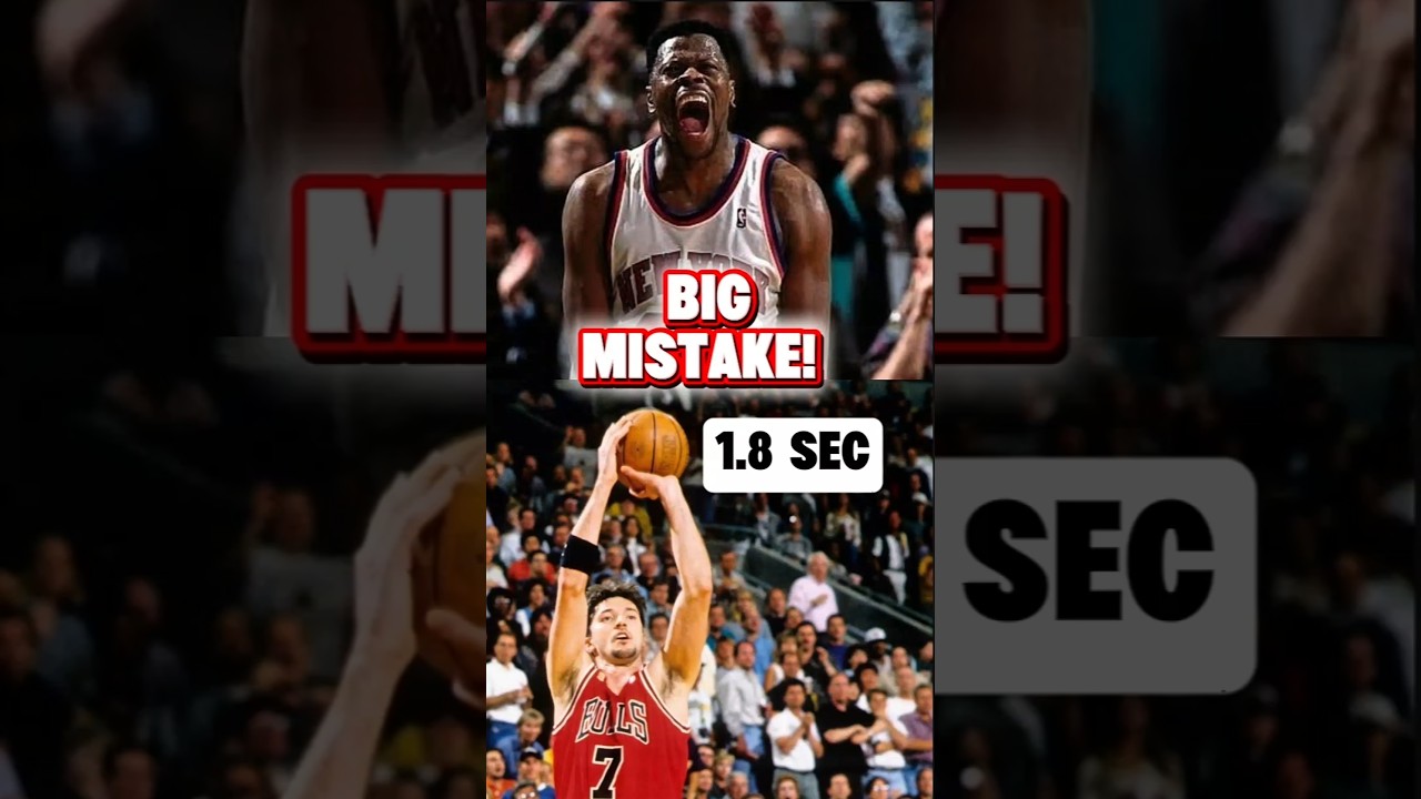 Ewing’s Knicks Celebrated Early On MJ's Bulls… BIG MISTAKE 😱🐐 #shorts