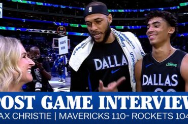 Max Christie Post Game Interview vs. Houston Rockets | January 3, 2026