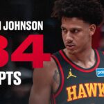 Jalen Johnson records 34 points & 10 rebounds in Hawks Win over Timberwolves