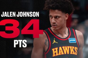 Jalen Johnson records 34 points & 10 rebounds in Hawks Win over Timberwolves