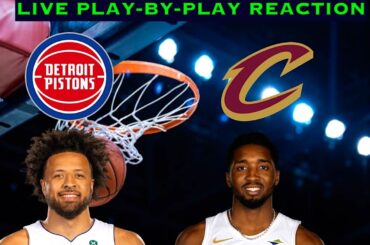 Detroit Pistons vs Cleveland Cavaliers NBA Play-By-Play Reaction 1/4/26 LIVE