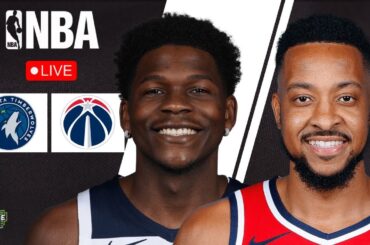 🔴 LIVE: MINNESOTA TIMBERWOLVES vs WASHINGTON WIZARDS | NBA | PLAY BY PLAY | SCOREBOARD
