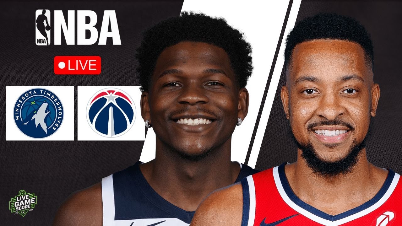 🔴 LIVE: MINNESOTA TIMBERWOLVES vs WASHINGTON WIZARDS | NBA | PLAY BY PLAY | SCOREBOARD