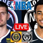 LIVE: DENVER NUGGETS vs BROOKLYN NETS | NBA | PLAY BY PLAY | SCOREBOARD