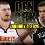Denver Nuggets vs Brooklyn Nets Full Game Highlights – January 4, 2026 | NBA Season