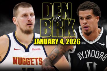 Denver Nuggets vs Brooklyn Nets Full Game Highlights – January 4, 2026 | NBA Season