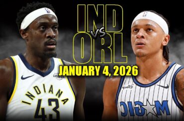 Indiana Pacers vs Orlando Magic Full Game Highlights – January 4, 2026 | NBA Season
