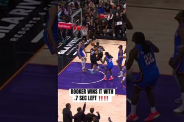 Unbelievable, Booker in the clutch 🤯