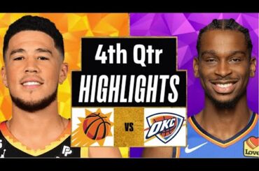 Oklahoma City Thunder vs Phoenix Suns Full Game Highlights 4th Qtr | Jan 4 | 2026 NBA Highlights