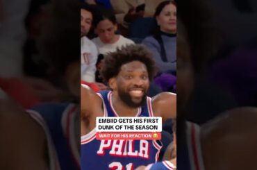 Joel Embiid is loving it 😂