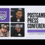 Coach Christie, Russell Westbrook & Zach LaVine | Postgame Interviews 1.4.2026