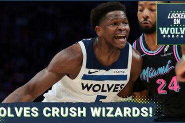 Minnesota Timberwolves CRUSH Wizards Behind Dominance of Anthony Edwards and Rudy Gobert