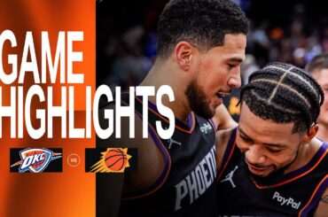 Devin Booker Hits Game Winner As Phoenix Suns Take Down Oklahoma City Thunder | 1-4-25