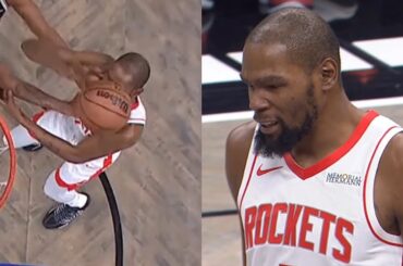 Kevin Durant after Danny Wolf brick hit him in the face "Trash a*s miss Wolf" 😂