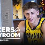 Johnny Furphy Joins Quinn Buckner for a Game of UNO in the Pacers Playroom