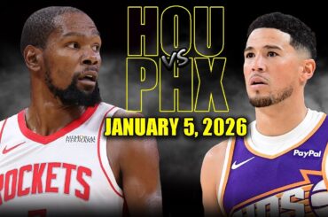 Houston Rockets vs Phoenix Suns Full Game Highlights – January 5, 2026 | NBA Season