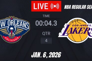 NBA LIVE! New Orleans Pelicans vs Los Angeles Lakers | Januar 6, 2026 Pelicans vs Lakers | 2K26