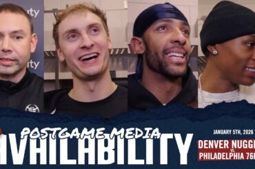 Denver Nuggets Postgame Media | UPSET ROAD WIN vs. PHI 🎙️