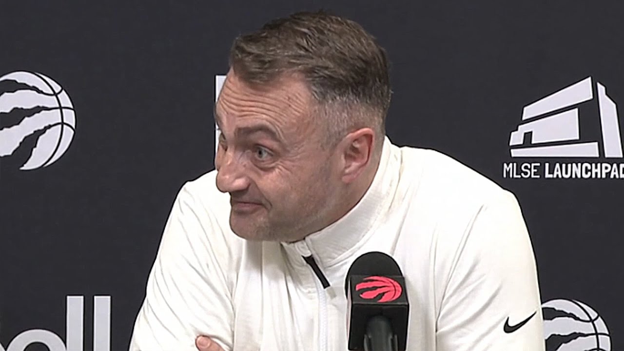 Darko Rajakovic Postgame Interview - Atlanta Hawks vs Toronto Raptors | 2025-26 NBA Season