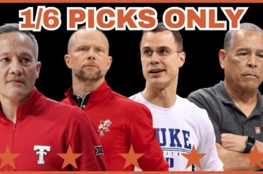 College Basketball PICKS ONLY - Tuesday, January 6th | TCE Trims