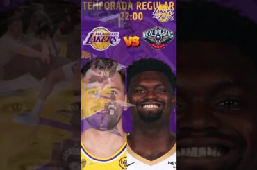 Apresentação Los Angeles Lakers Vs New Orleans Pelicans - Temporada Regular