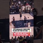 WIZARDRY. Didn't count.... but watch Steph just casually hit this lefty hook from the floor 🥱