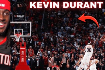 KEVIN DURANT OMG.. Rockets Vs Suns Highlights Reaction