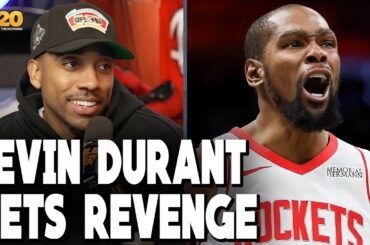 Jeff Teague REACTS to Kevin Durant’s GAME WINNER in REVENGE game vs. Suns | Jeff Teague x Rockets