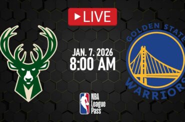NBA LIVE! Golden State Warriors vs Milwaukee Bucks | Jan. 7, 2026 | Bucks vs Warriors NBA 2K26