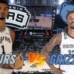 San Antonio Spurs vs Memphis Grizzlies Live Play by Play & Scoreboard