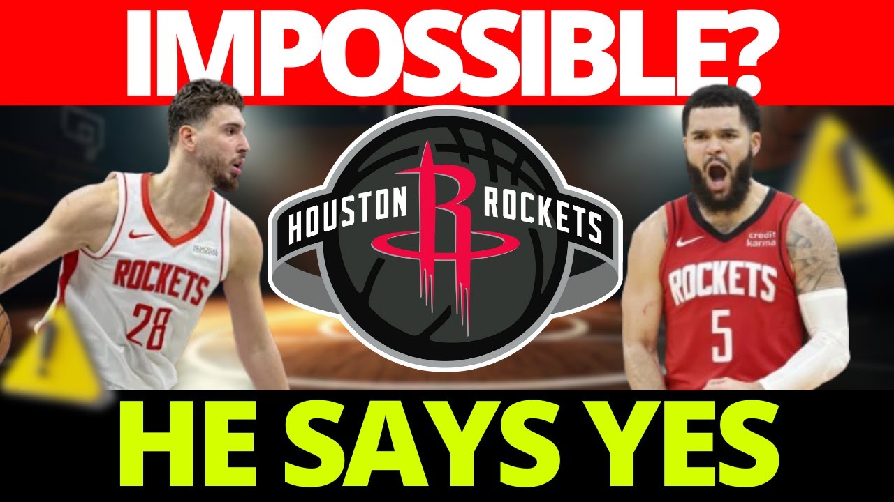 Sengun OUT... But Fred VanVleet Returns For Playoffs? Rockets News