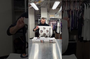 Take a BTS look of how our equipment  staff sets up the locker room in time for a game! #shorts