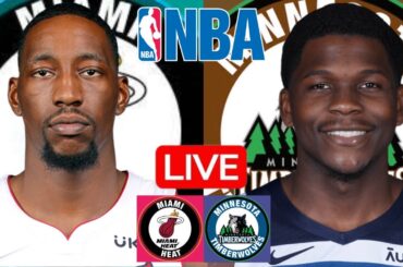 LIVE: MIAMI HEAT vs MINNESOTA TIMBERWOLVES | NBA | PLAY BY PLAY | SCOREBOARD