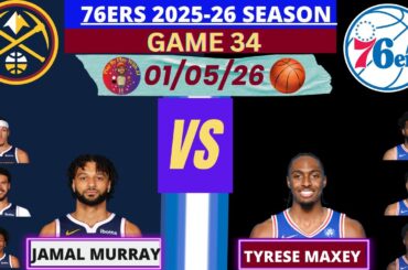 Philadelphia 76ers vs. Denver Nuggets LIVE | Radio-Style Play-by-Play #sixers #nuggets