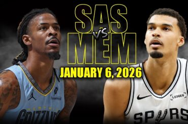 San Antonio Spurs vs Memphis Grizzlies Full Game Highlights – January 6, 2026 | NBA Season