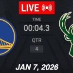 NBA LIVE! Golden State Warriors vs Milwaukee Bucks | January 7, 2026 | 2026 NBA Season Live 2K