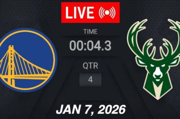NBA LIVE! Golden State Warriors vs Milwaukee Bucks | January 7, 2026 | 2026 NBA Season Live 2K