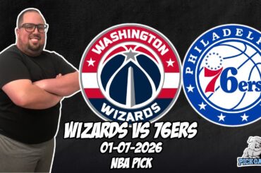 Washington Wizards vs Philadelphia 76ers 1/7/26 NBA Free Picks & Prediction | NBA Betting Tips