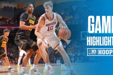 Iowa at Minnesota | HIGHLIGHTS | Big Ten Basketball | 01/06/2026