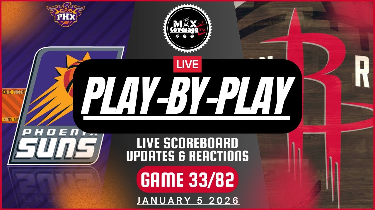 🔴LIVE - Phoenix Suns vs Houston Rockets - Play-By-Play & Reactions (1/5/26)