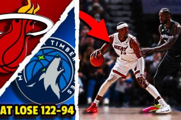 Miami Heat EMBARRASSED by the Wolves... AGAIN | Tyler Herro Returns, Bam Adebayo Hits Rock Bottom