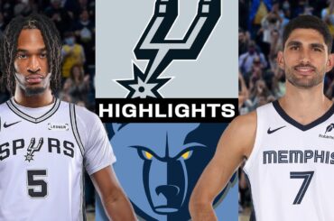 San Antonio Spurs vs Memphis Grizzlies FULL GAME HIGHLIGHTS