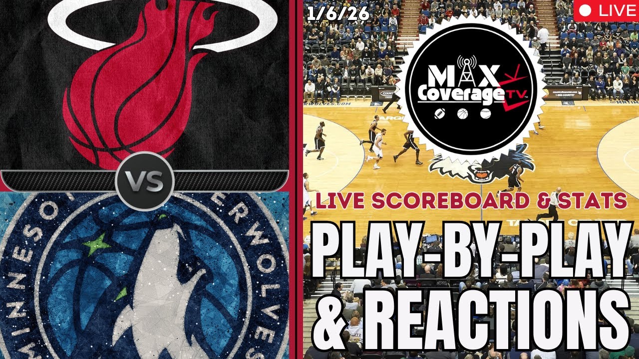 🔴LIVE - Miami Heat vs Minnesota Timberwolves - Play-By-Play & Reactions (1/6/26)