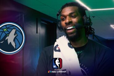 Naz Reid joins NBA Showtime to recap Minnesota Timberwolves' win over Miami Heat | NBA on NBC