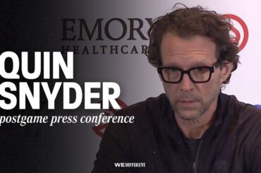 Hawks vs. Timberwolves Postgame Press Conference: Quin Snyder
